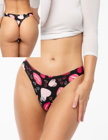 Zobrazit detail produktu - Dámské kalhotky Julimex Kiss Me String Obrázek Dámské kalhotky Julimex Kiss Me String